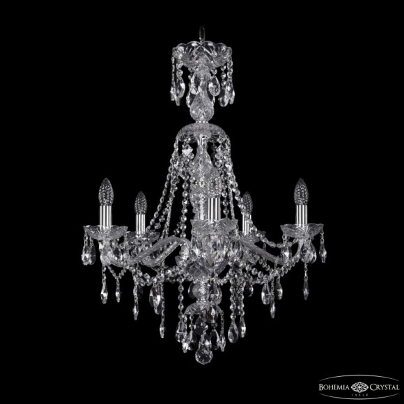 Подвесная люстра Bohemia Ivele Crystal 1415/5/200/XL-76 Ni