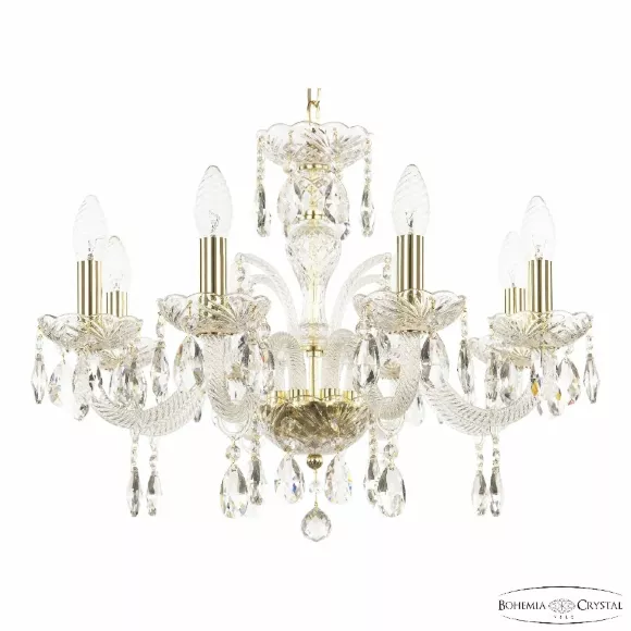 Подвесная люстра Bohemia Ivele Crystal 118/8/195 G Подвесная люстра Bohemia Ivele Crystal 118/8/195 G