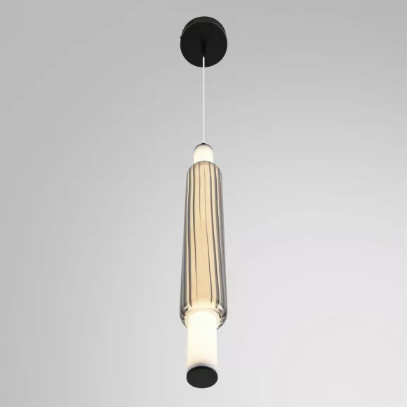 Подвесной светильник Lumion Ledio Trendy 6556/15WCL, Черный, Серый, Нейтральный белый Подвесной светильник Lumion Ledio Trendy 6556/15WCL, Черный, Серый, Нейтральный белый