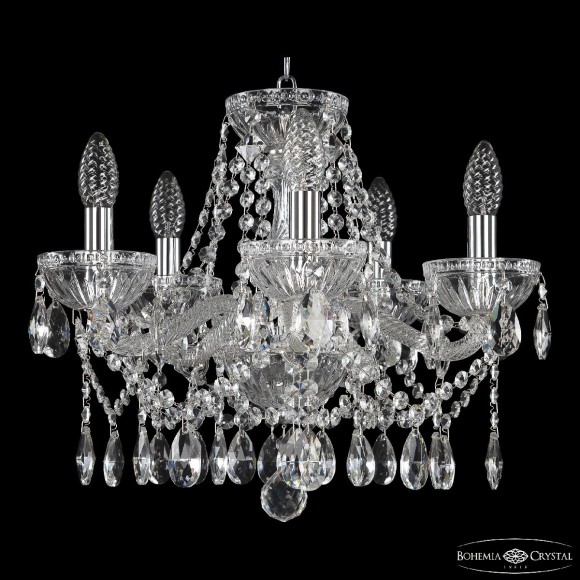 Подвесная люстра Bohemia Ivele Crystal 5413/5/141 Ni Clear/M-1G