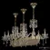 Подвесная люстра Bohemia Ivele Crystal 1452/10/195/1000 G