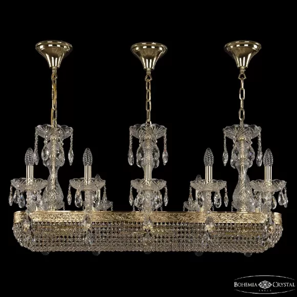 Подвесная люстра Bohemia Ivele Crystal 1452/10/195/1000 G Подвесная люстра Bohemia Ivele Crystal 1452/10/195/1000 G