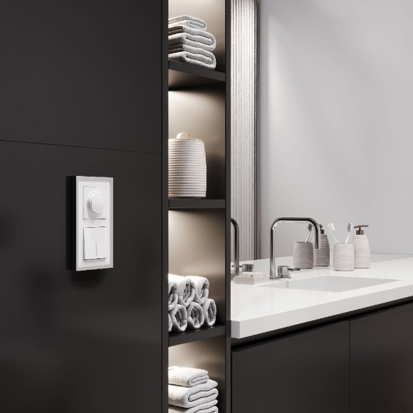 Выключатель одноклавишный проходной с подсветкой Werkel 4690389191817 W1112161 a062400