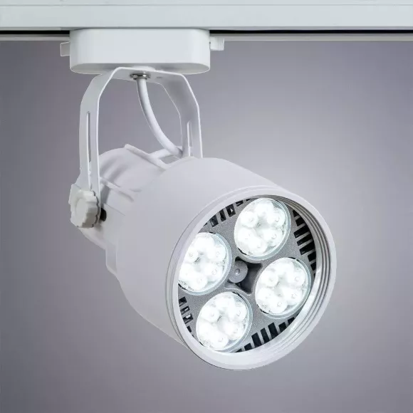 Трековый светильник Arte Lamp A6252PL-1WH, вид сверху Трековый светильник Arte Lamp A6252PL-1WH, вид сверху