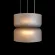 Подвесной светильник LOFT IT Totem 10466/2P Smoke matte, Белый, Дымчатый, Теплый белый, крупный план