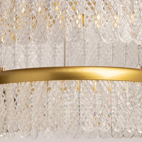 Подвесная светодиодная люстра с пультом управления De Markt Орион 546011902