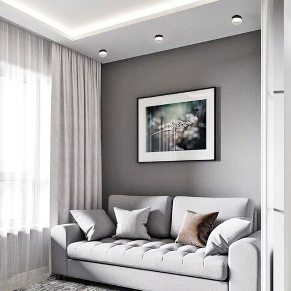 Накладной светильник Reluce 53008-9.5-001CT GX53 BK