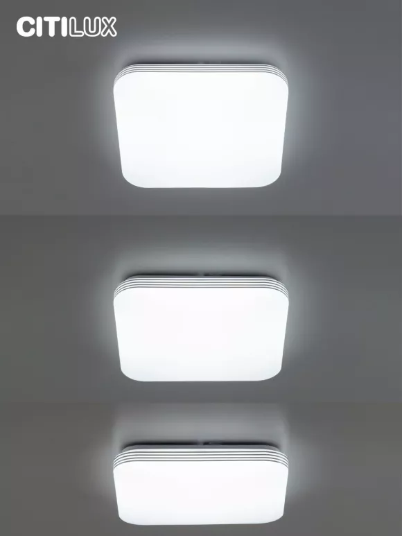 Потолочная светодиодная люстра Citilux Симпла CL714K330G, 3000, 5500, RGB Потолочная светодиодная люстра Citilux Симпла CL714K330G, 3000, 5500, RGB