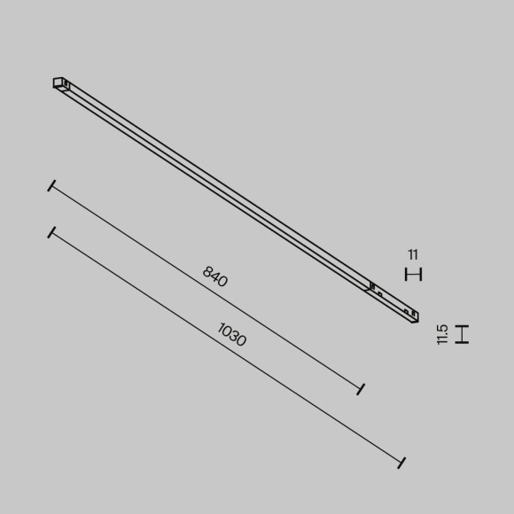 Трековый магнитный светильник Maytoni Technical Basis Exility X TR240-4-18WTW-DD2-B