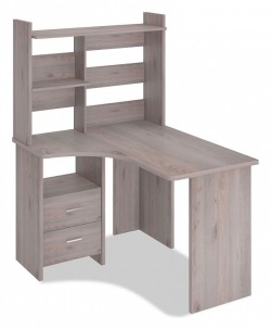 Стол компьютерный Домино Лайт СКЛ-Угл120+НКЛ-100 MER_SKL-Ugl120_NKL-100_N_LEV