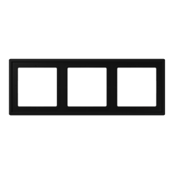 Рамка трехместная Jung LSZ983BFSWM