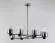 Люстра на штанге Ambrella Light High Light Modern LH57043, декоративные элементы крупным планом