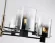 Люстра на штанге Ambrella Light High Light Modern LH57043, Латунь, Дымчатый, Металл, крупный план