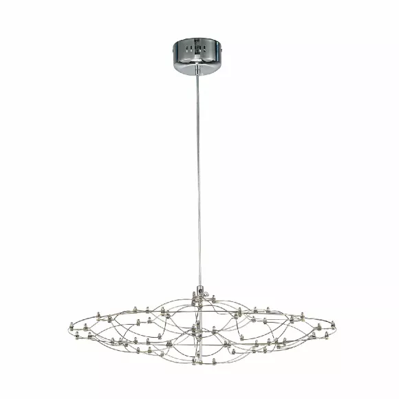 Подвесная люстра Favourite Thinner 4305-6P, Хром, От теплого до холодного, Металл Подвесная люстра Favourite Thinner 4305-6P, Хром, От теплого до холодного, Металл