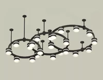 Комплект подвесного светильника Ambrella Light Techno Ring XR92222220 (A9222, A9227, C9233, C9242, C9238, C9232, N8445)
