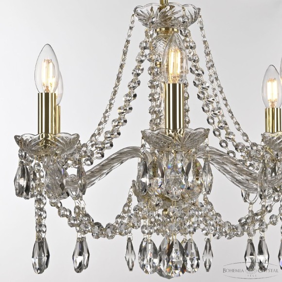 Подвесная люстра Bohemia Ivele Crystal 107/6/165 G