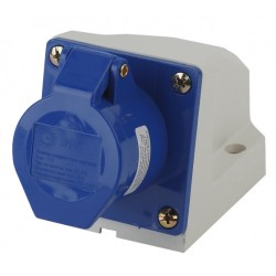 Розетка ЭРА R(OUT)-16-2P-PE-IP44 стационарная наружная 113 2Р+РЕ 16А 220В IP44 Б0032874