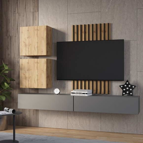 Комплект из 2 панелей настенных С рейками NKM_71778734