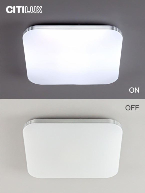 Потолочная светодиодная люстра с пультом управления Citilux Симпла CL714K480G