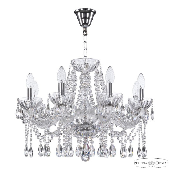 Подвесная люстра Bohemia Ivele Crystal 5413/8/200 Ni Clear/M-1H