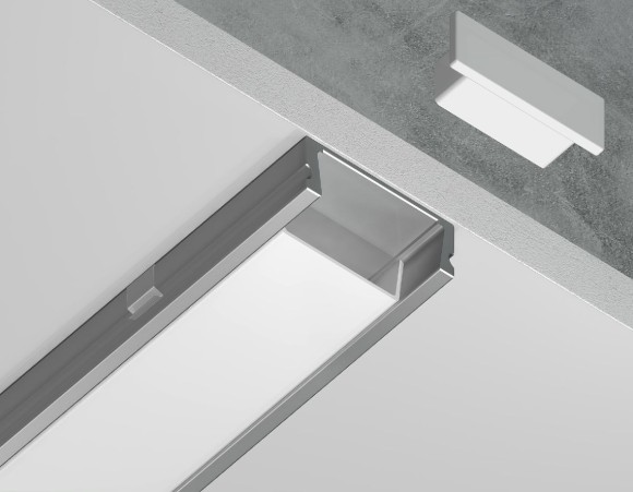 Алюминиевый накладной профиль Ambrella Light Alum Profile GP1700AL