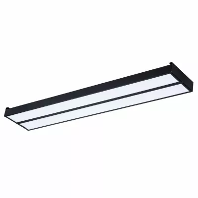 Светодиодная панель Uniel ULO-K15A 2x16W/4000K/L50 IP44 BLACK UL-00012584