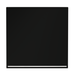 Клавиша для выключателя/переключателя одноклавишного с подсветкой Voltum S70 (черный матовый) VLS000208