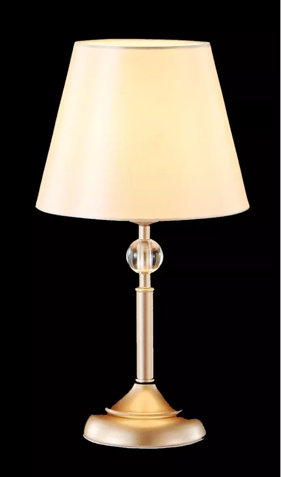 Настольная лампа Crystal Lux Flavio LG1 Gold, Золото, Бежевый, Металл, крупный план Настольная лампа Crystal Lux Flavio LG1 Gold, Золото, Бежевый, Металл, крупный план