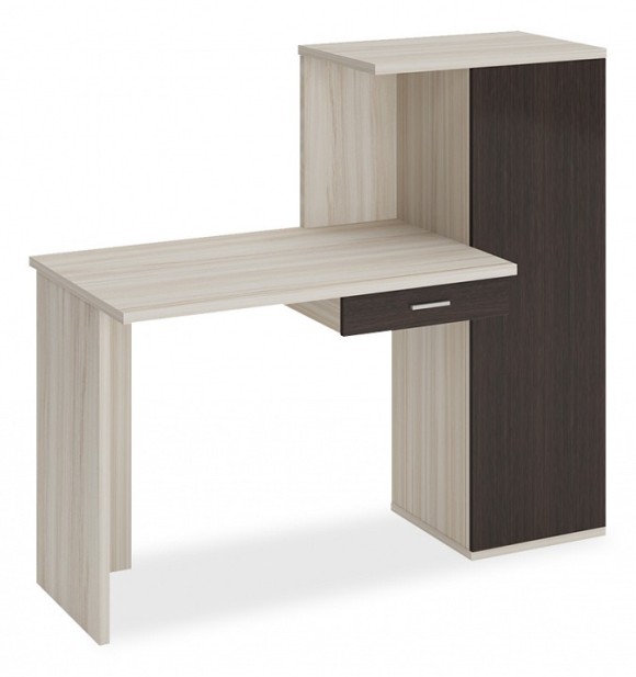 Стол письменный Домино Lite СКЛ-ПРЯМ100+ШК MER_SKL-PRYAM100-SHK-KV