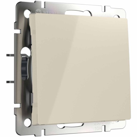 Выключатель Werkel одноклавишный слоновая кость W1112003 4690389155567