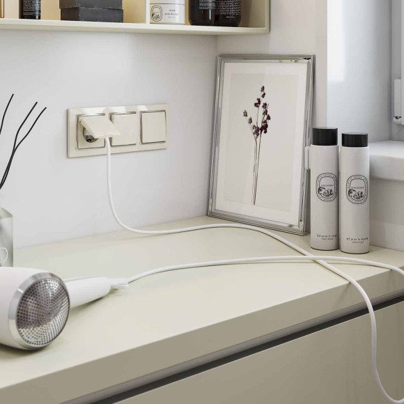 Выключатель Werkel одноклавишный слоновая кость W1112003 4690389155567