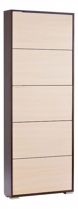 Тумба для обуви Viva 5 венге/дуб беленый VEN_viva_5_wenge_w_oak
