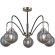 Люстра на штанге Illumico IL0433-5PSQ-79 BK AB