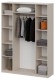 Шкаф платяной Даиго WO_607879