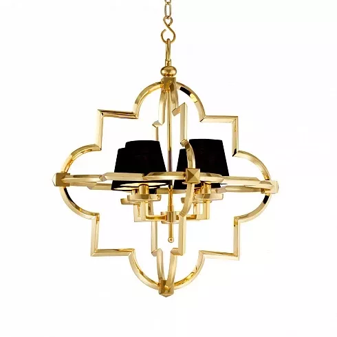 Подвесная люстра Delight Collection Mandeville KM0728P-4M gold/black Подвесная люстра Delight Collection Mandeville KM0728P-4M gold/black