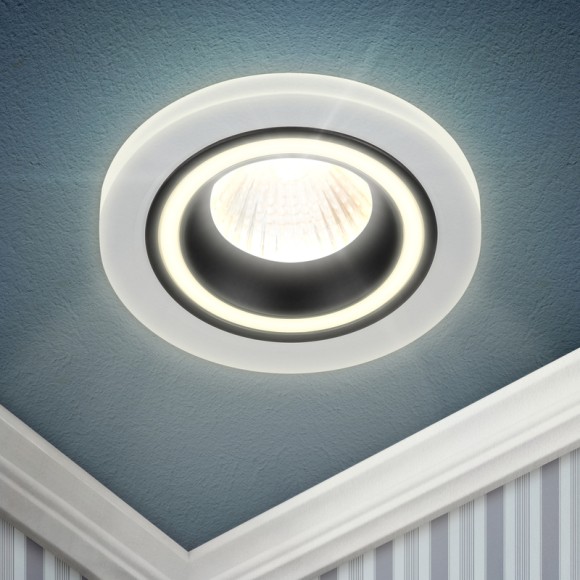 Встраиваемый светильник Эра DK90 WH/BK Б0054359