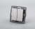 Механизм выключателя двухклавишный проходной Arlight SWT-MKP2-PL-GR-V (250V, 10A) 049894