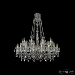 Подвесная люстра Bohemia Ivele Crystal 1411/20+10/400/h-130 G