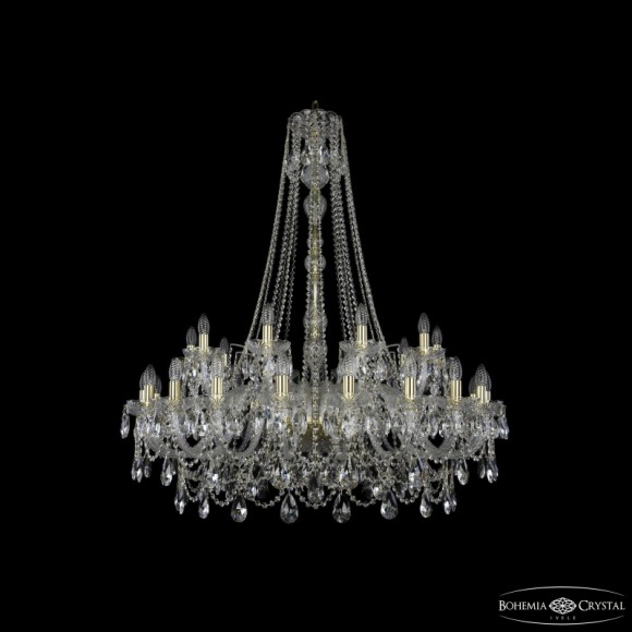 Подвесная люстра Bohemia Ivele Crystal 1411/20+10/400/h-130 G