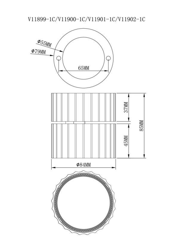 Спот Moderli Cora V11900-1C