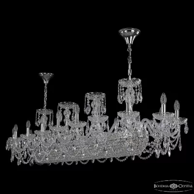 Подвесная люстра Bohemia Ivele Crystal 1453/18/195/1500 Ni