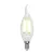 Лампа светодиодная филаментная (UL-00001374) Uniel E14 6W 4000K прозрачная LED-CW35-6W/NW/E14/CL PLS02WH