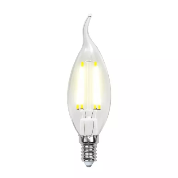 Лампа светодиодная филаментная (UL-00001374) Uniel E14 6W 4000K прозрачная LED-CW35-6W/NW/E14/CL PLS02WH Лампа светодиодная филаментная (UL-00001374) Uniel E14 6W 4000K прозрачная LED-CW35-6W/NW/E14/CL PLS02WH