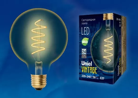 Лампа светодиодная филаментная (UL-00001374) Uniel E14 6W 4000K прозрачная LED-CW35-6W/NW/E14/CL PLS02WH, Нейтральный белый, Китай, светодиодный модуль