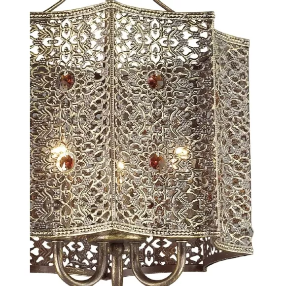 Подвесная люстра Favourite Bazar 1624-3P, Коричневый, Металл, Восточный стиль