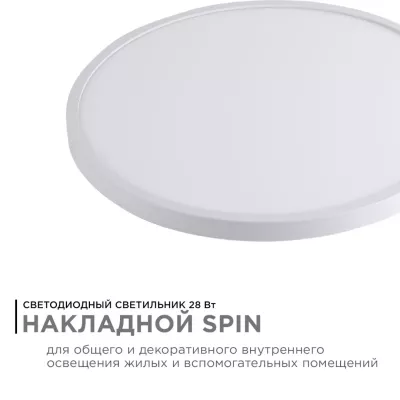 Настенно-потолочный светильник Apeyron Spin 18-131