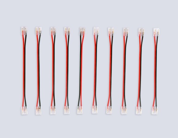 Соединитель гибкий двухсторонний Ambrella Light IlluminationCOB 12/24V для лент 8/10mm (2 конт.) (10шт. в комплекте) GS7895