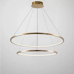 Подвесная светодиодная люстра iLedex Axis 10112P/2-39W-3000K (6/4) BR