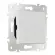 Переключатель одноклавишный перекрестный Arte Milano 203.34-1.white, вид сверху
