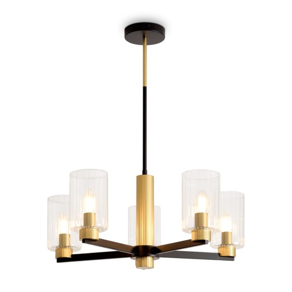 Люстра на штанге Freya Ombre FR2051CL-05BBS